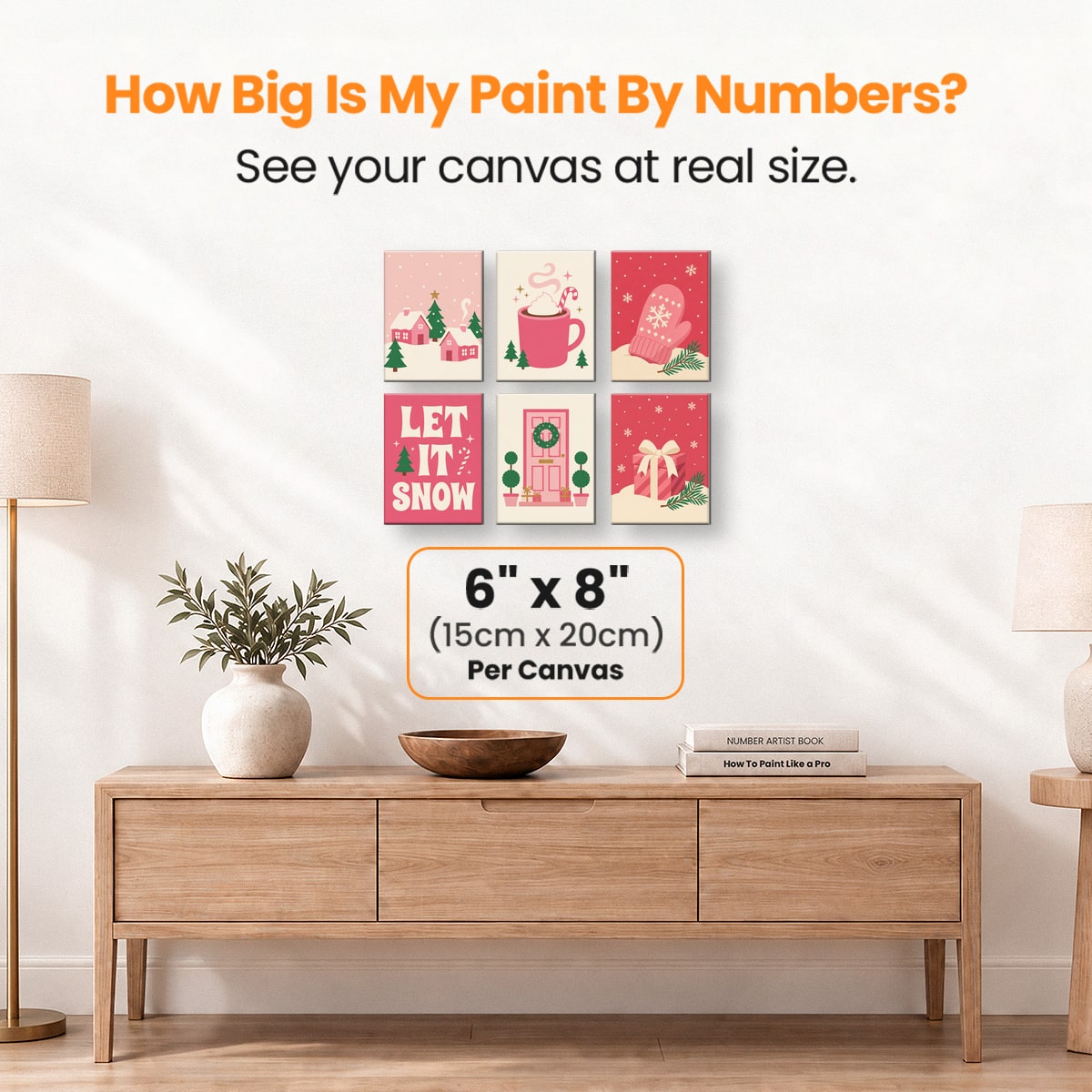Let It Snow - Number Artist Paint by Numbers Kits