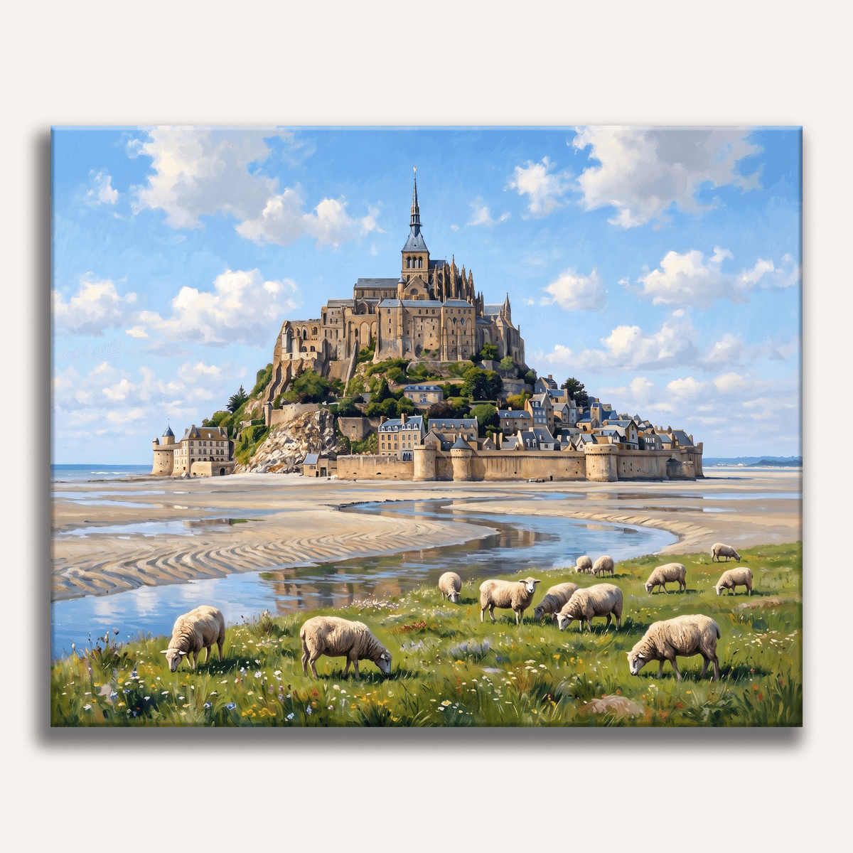 Mont Saint Michel - Number Artist Paint by Numbers Kits