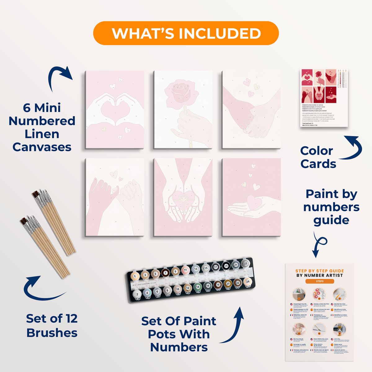I Love You - Number Artist Paint by Numbers Kits