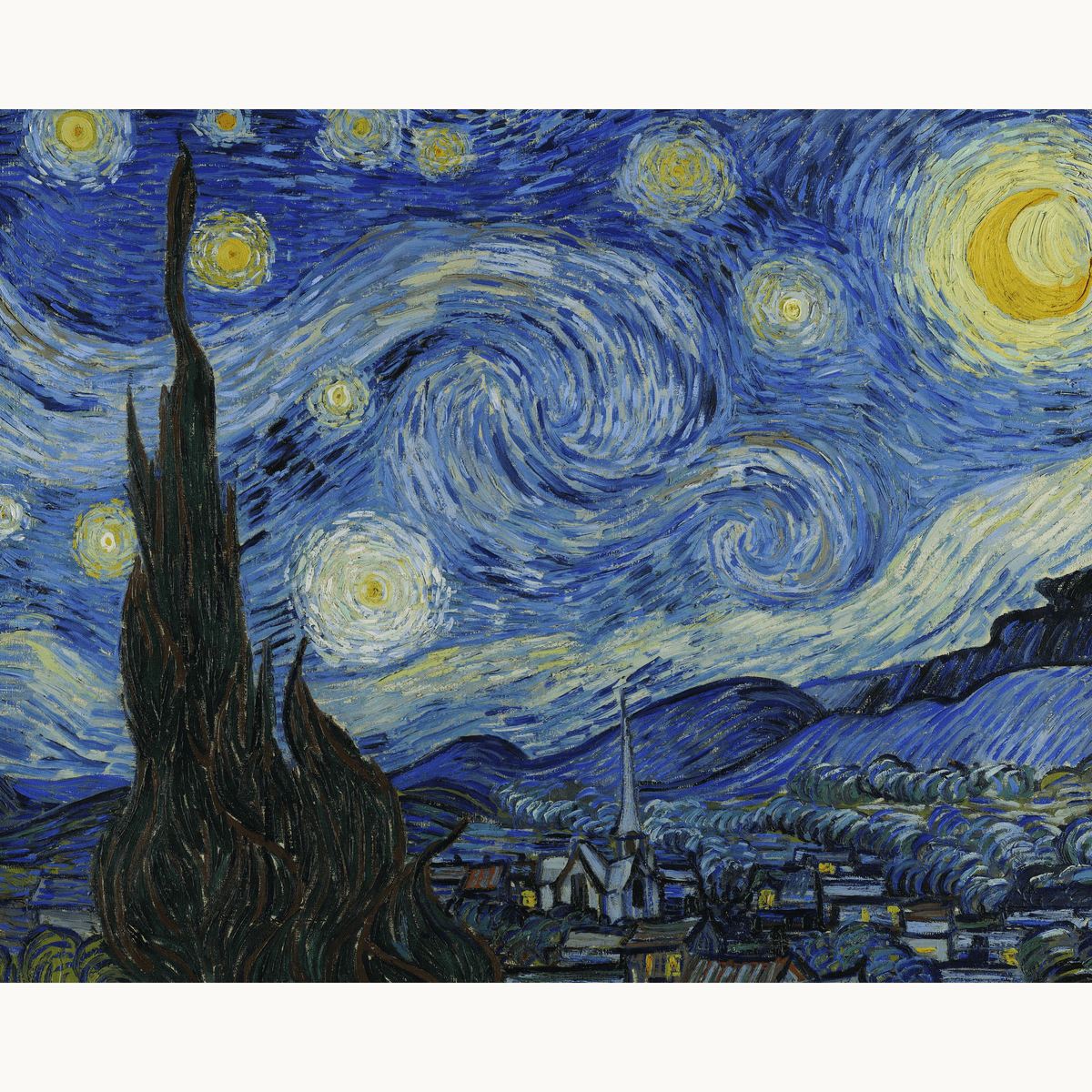 Starry Night by Vincent Van Gogh - Number Artist Paint by Numbers Kits