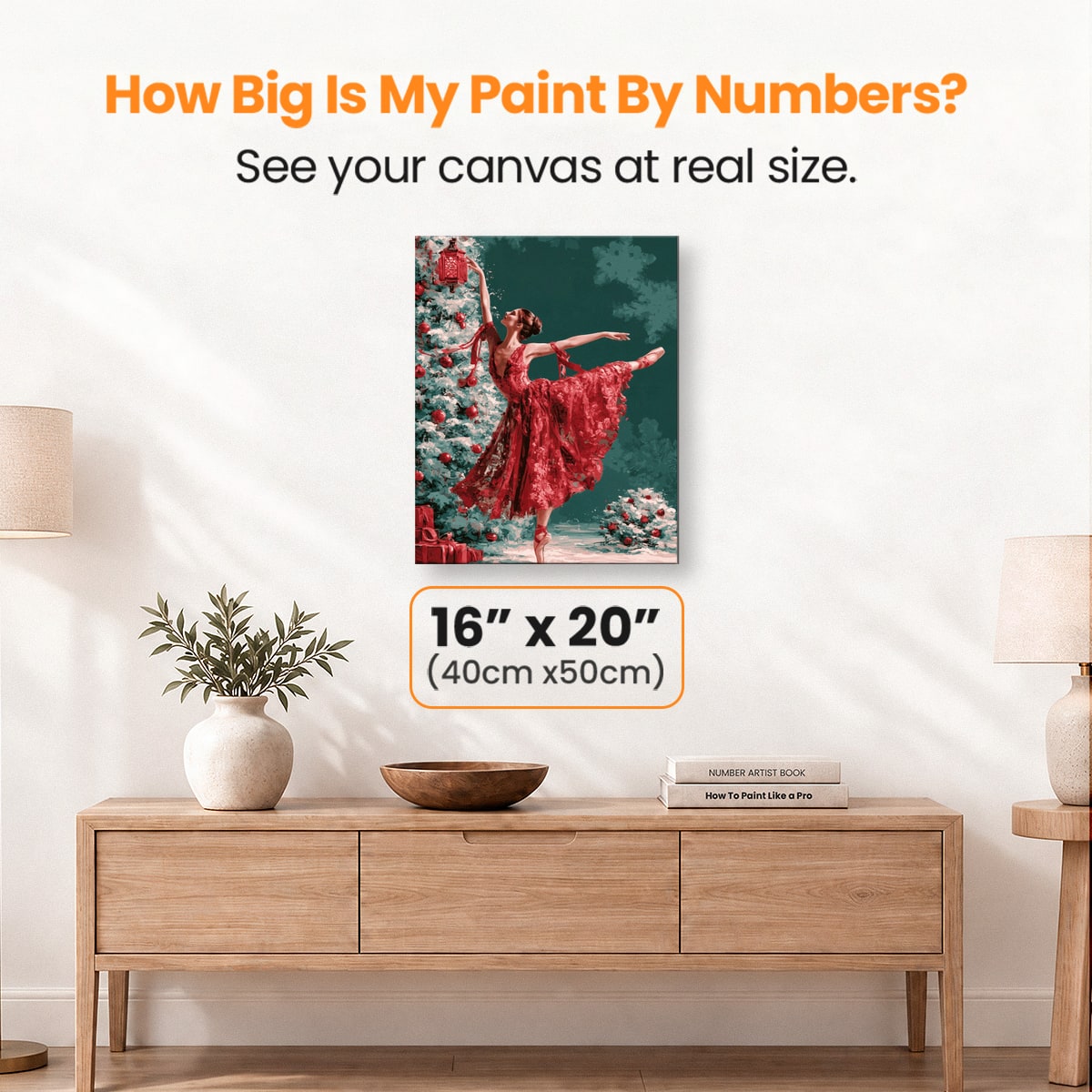 Christmas Ballet - Number Artist Paint by Numbers Kits