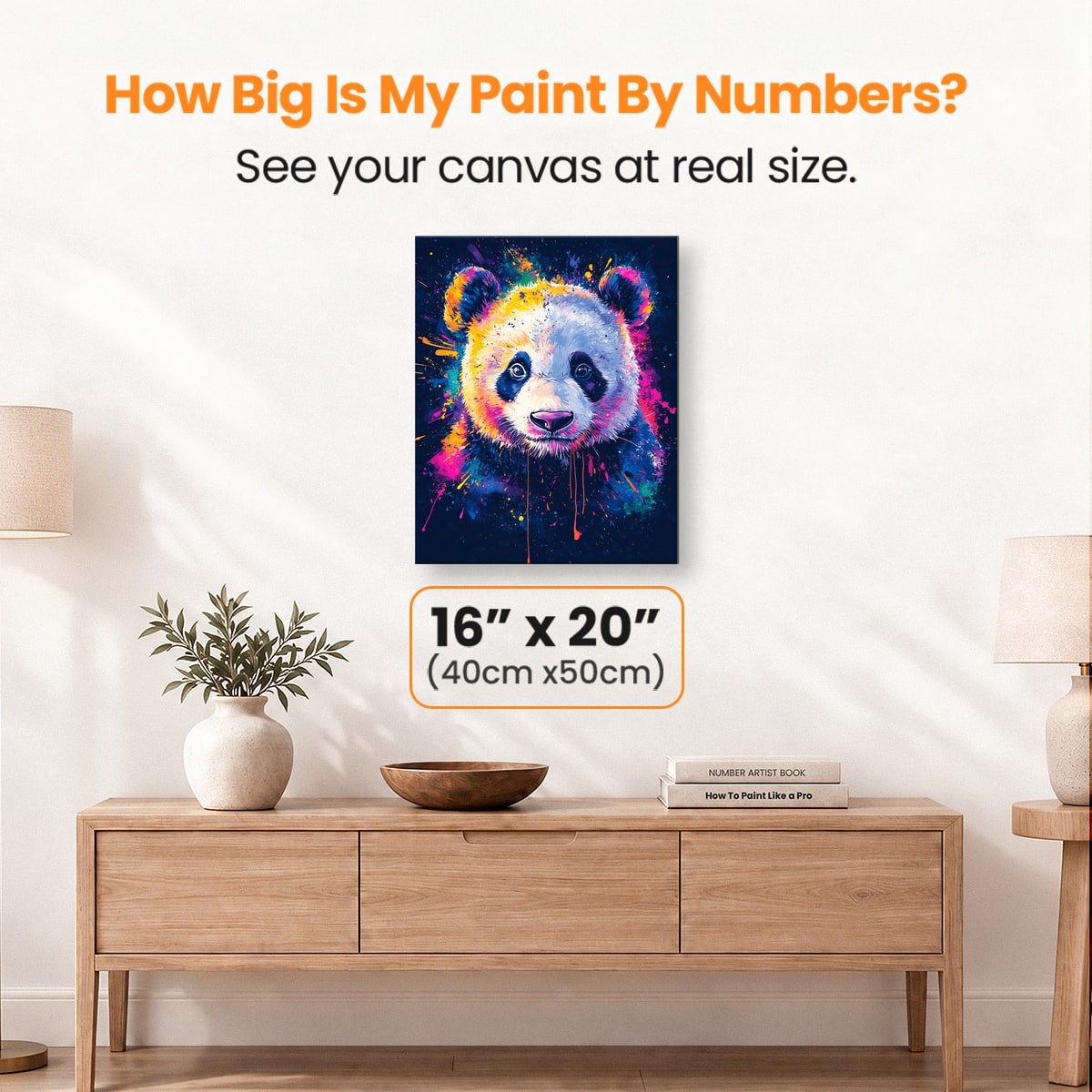 Panda Cub Artist - Number Artist Paint by Numbers Kits