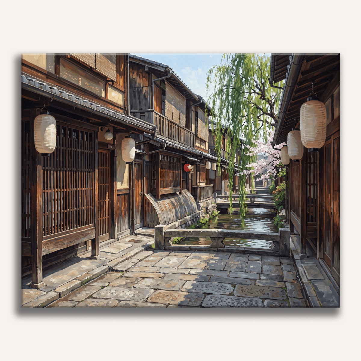 Gion Evening Charm - Number Artist Paint by Numbers Kits
