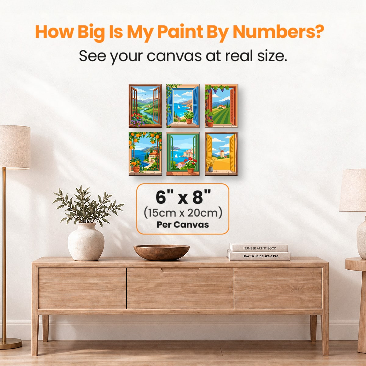 Window Views Vol. 1 - Number Artist Paint by Numbers Kits