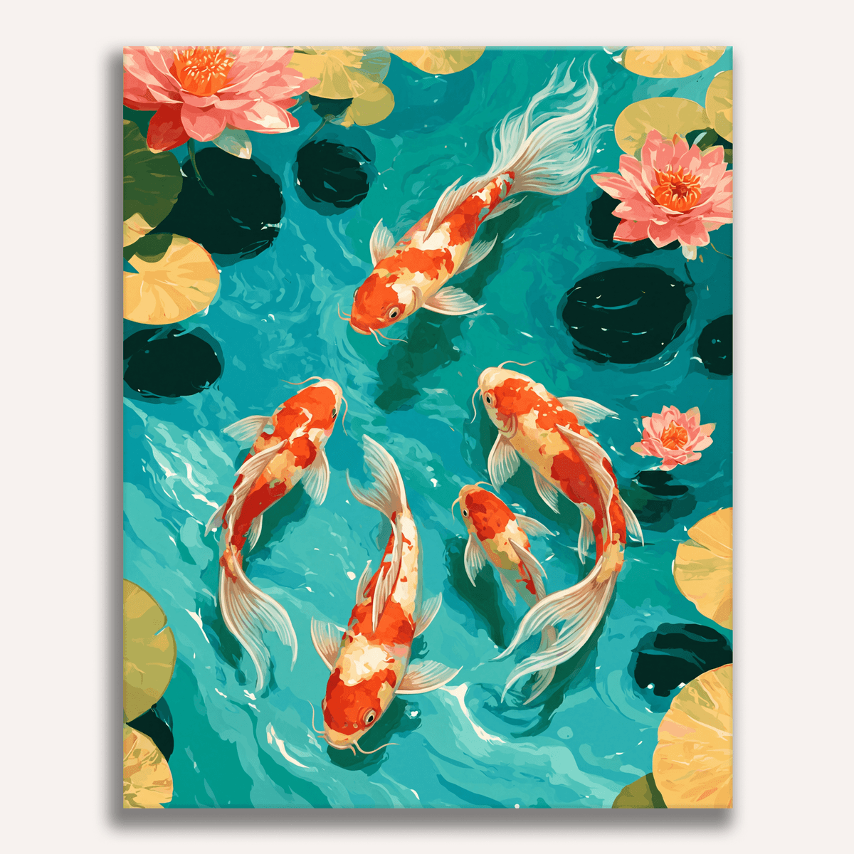 Koi Haven - Number Artist Paint by Numbers Kits