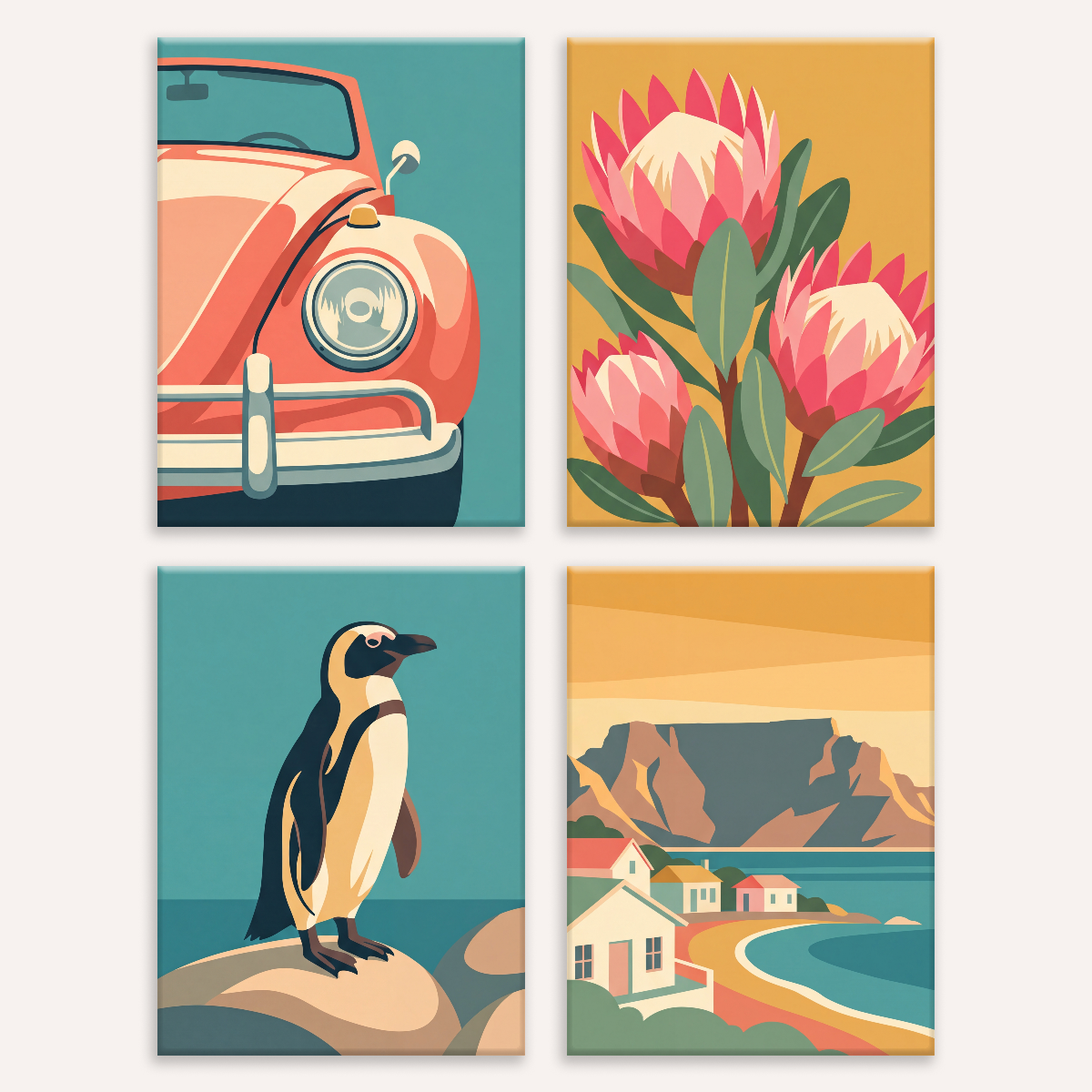 Cape Town Adventure - Number Artist Paint by Numbers Kits