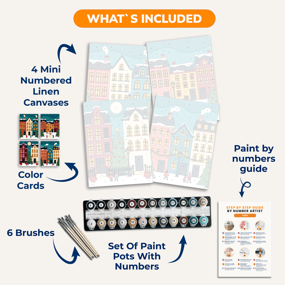 Snowfall Homecoming - Number Artist Paint by Numbers Kits