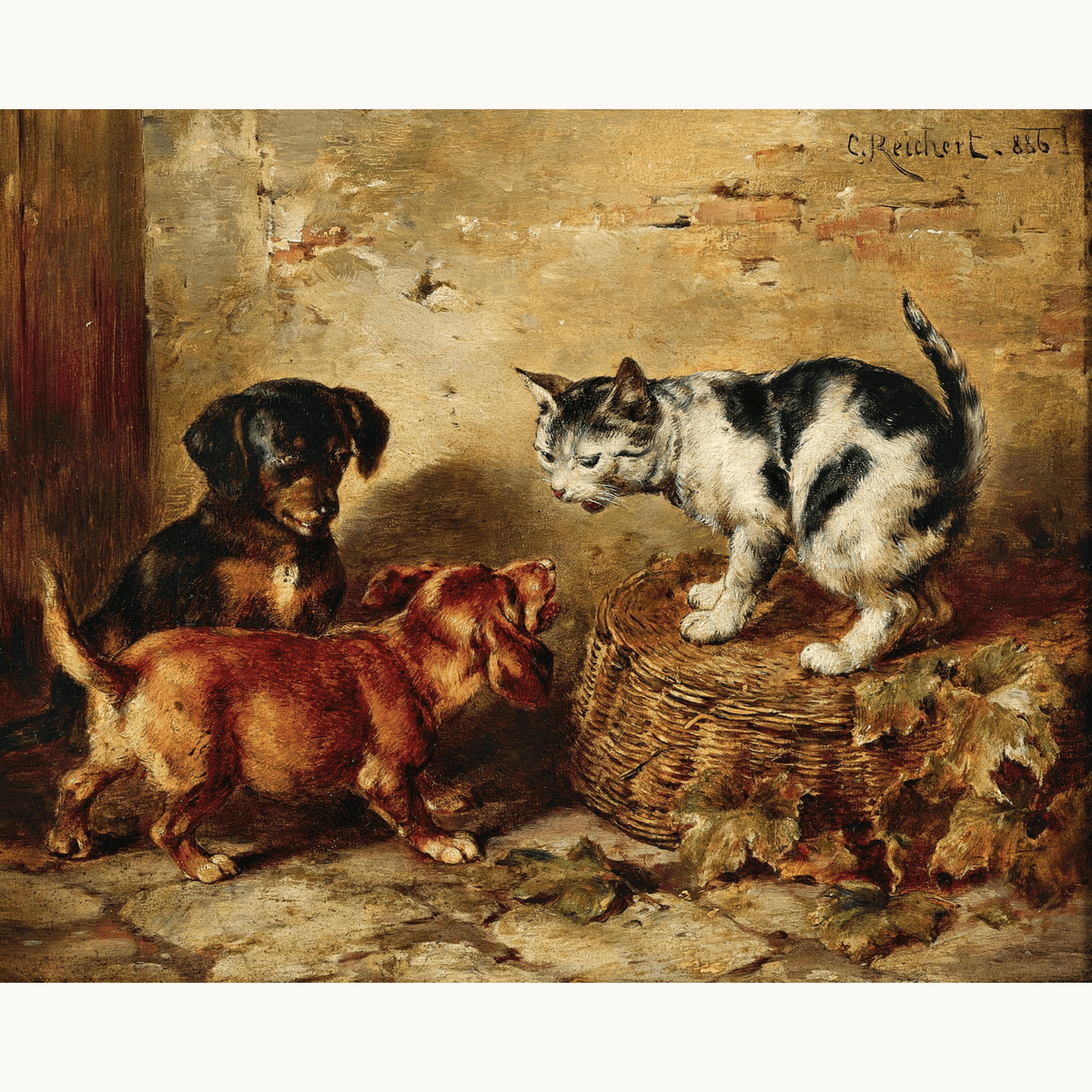 The Master of the House by Carl Reichert - Number Artist Paint by Numbers Kits