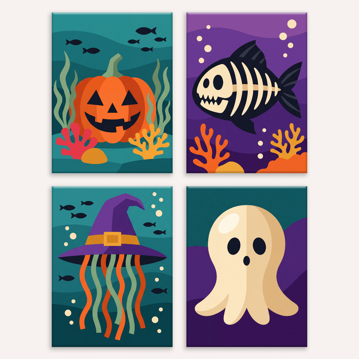 Sunken Spooks - Number Artist Paint by Numbers Kits