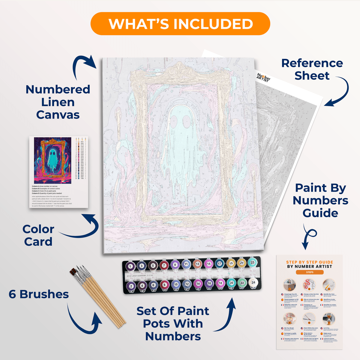 Mirror Ghost - Number Artist Paint by Numbers Kits