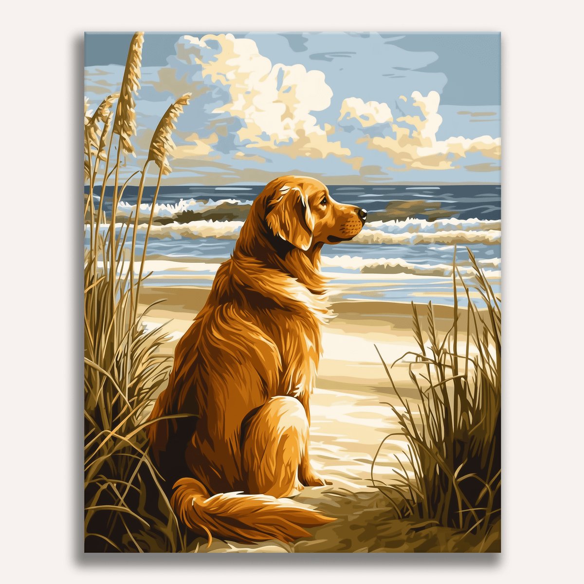 Beach Gaze - Number Artist Paint by Numbers Kits