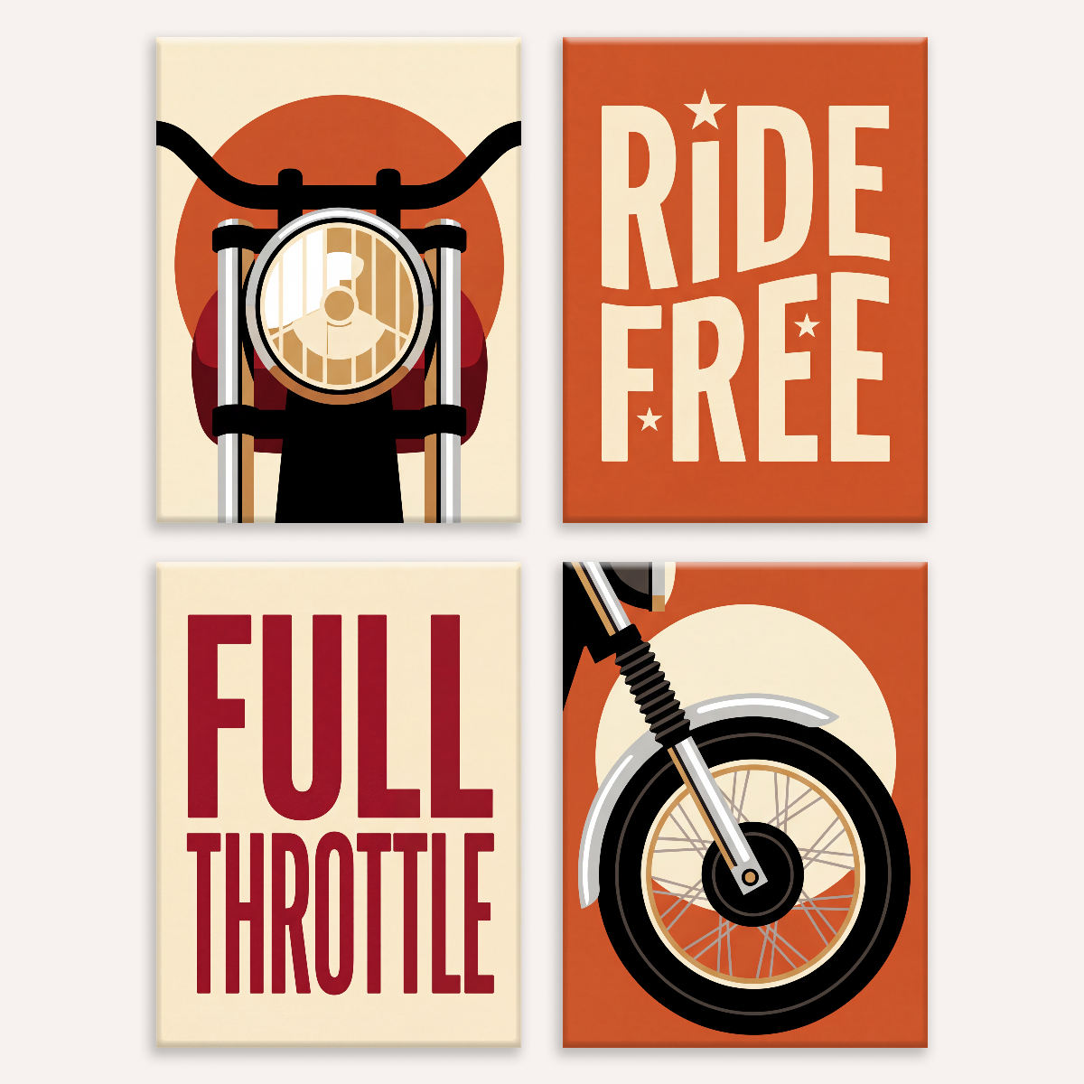 Motorcycle Freedom - Number Artist Paint by Numbers Kits