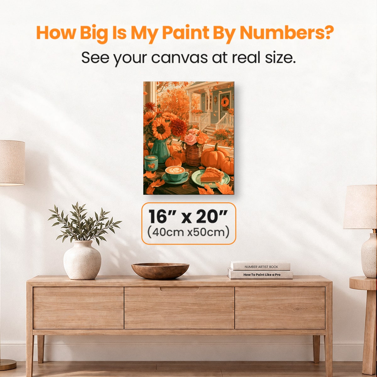 Fall Coziness - Number Artist Paint by Numbers Kits