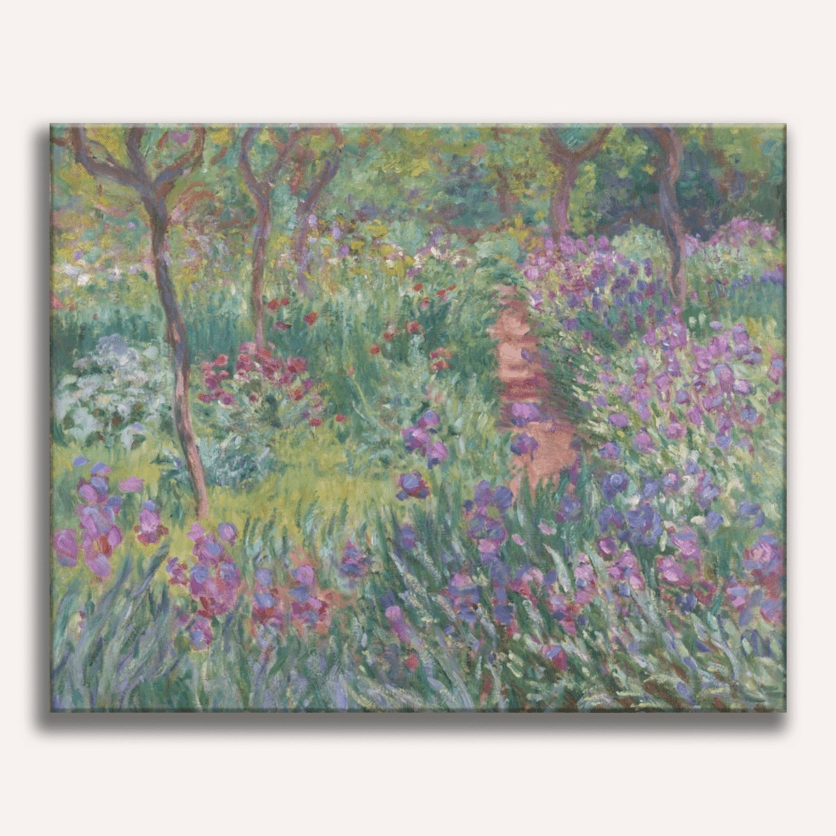 The Artist's Garden at Giverny by Claude Monet - Number Artist Paint by Numbers Kits