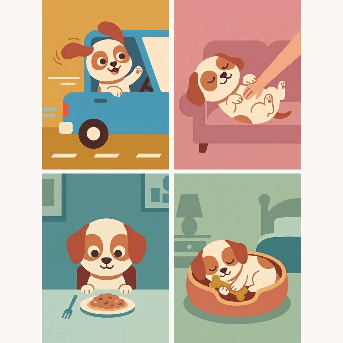 A Puppy's Life - Number Artist Paint by Numbers Kits