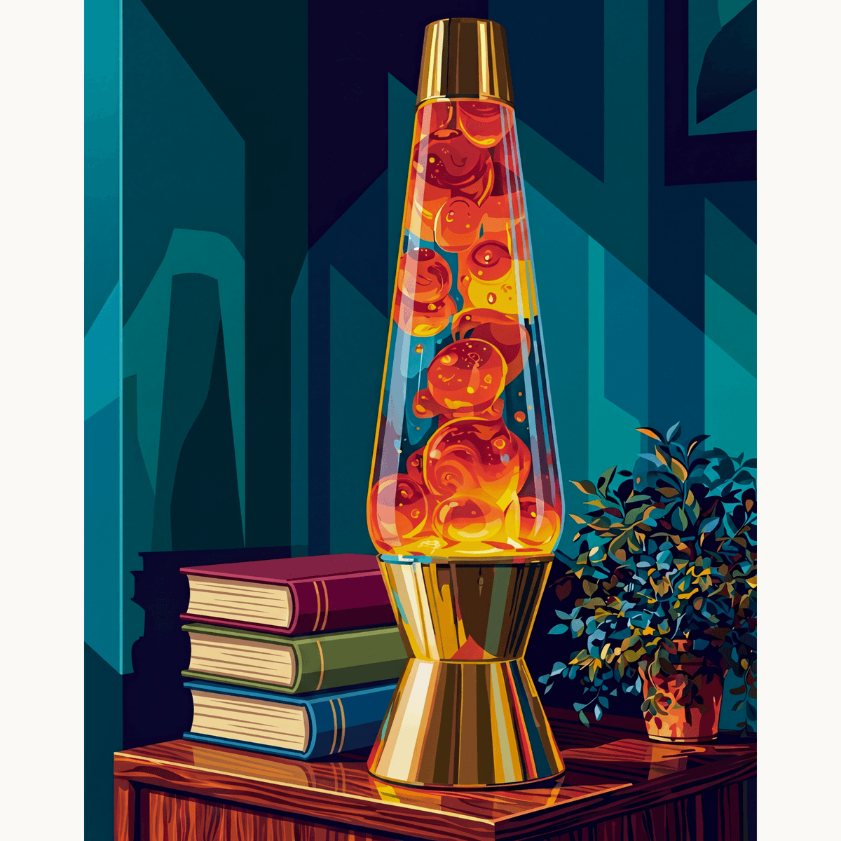 Lava Lamp - Number Artist Paint by Numbers Kits