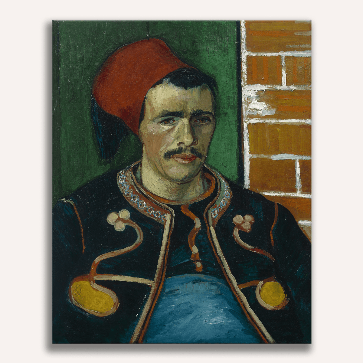 The Zouave by Vincent Van Gogh - Number Artist Paint by Numbers Kits