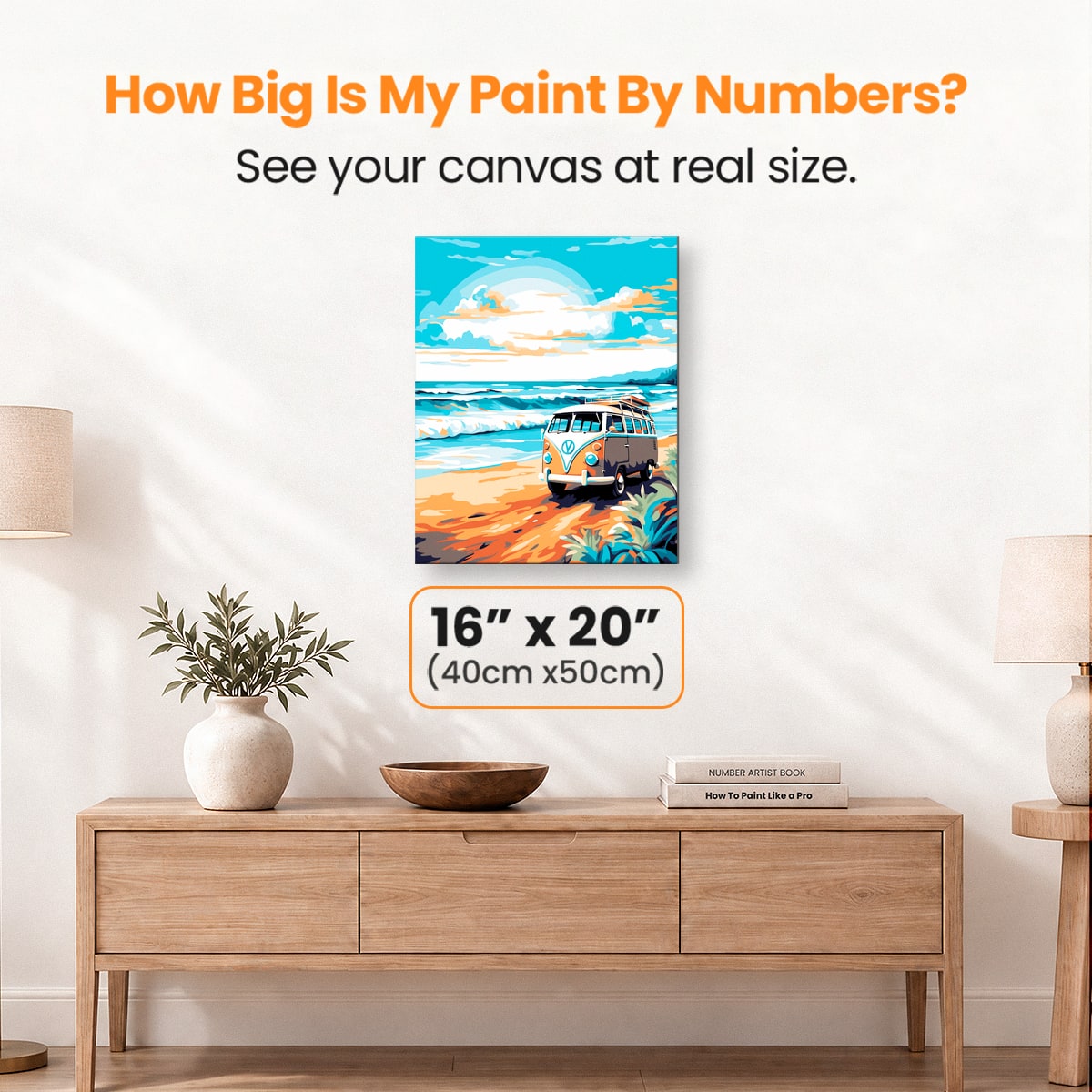 Coastal Road Trip Paint by Numbers Kit