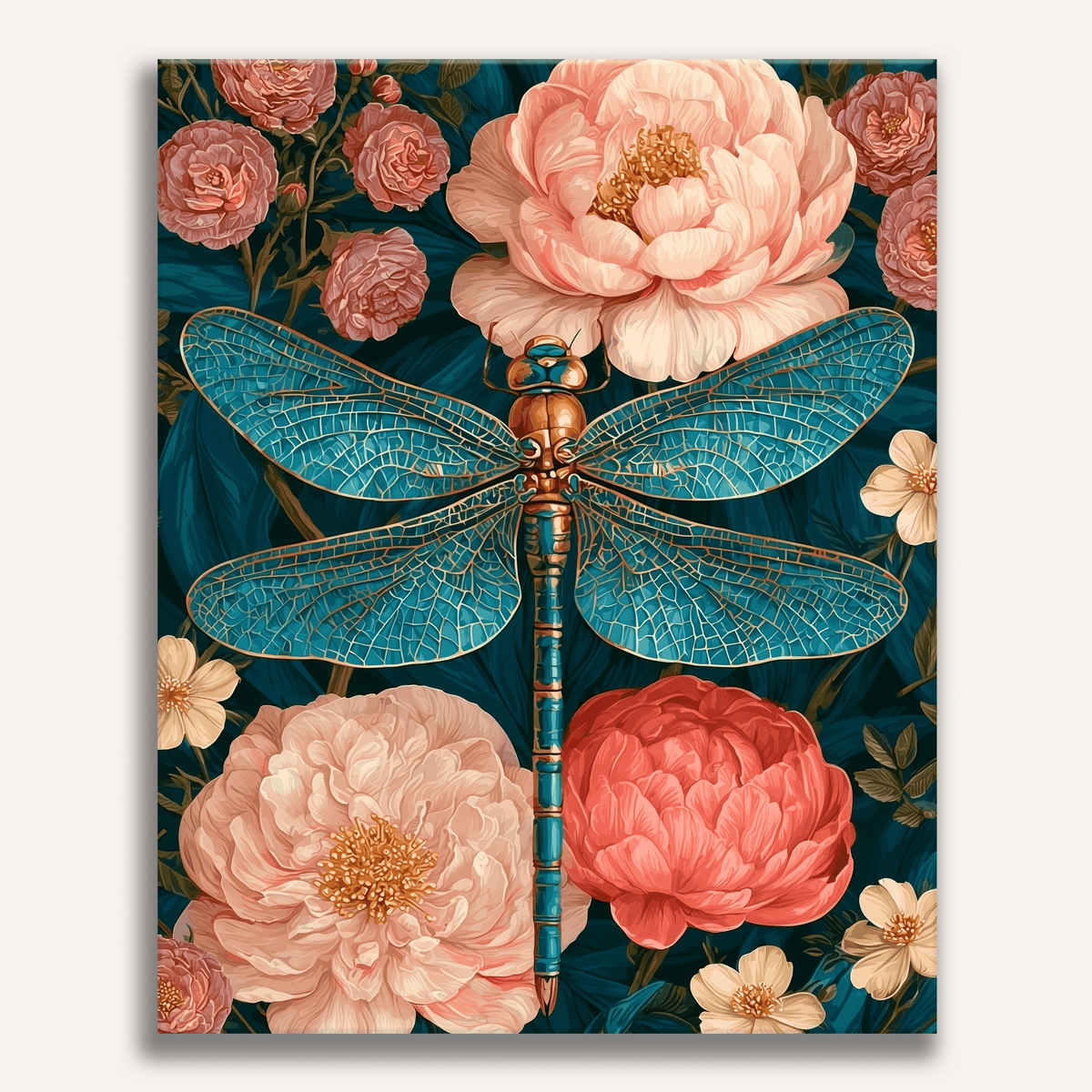 Dragonfly Flora - Number Artist Paint by Numbers Kits