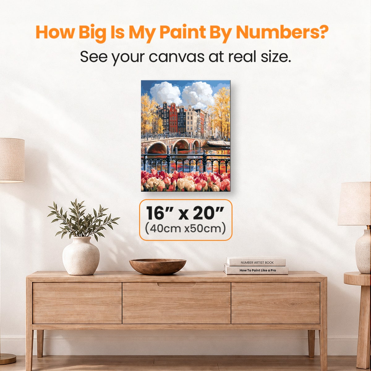 Sunny Amsterdam - Number Artist Paint by Numbers Kits