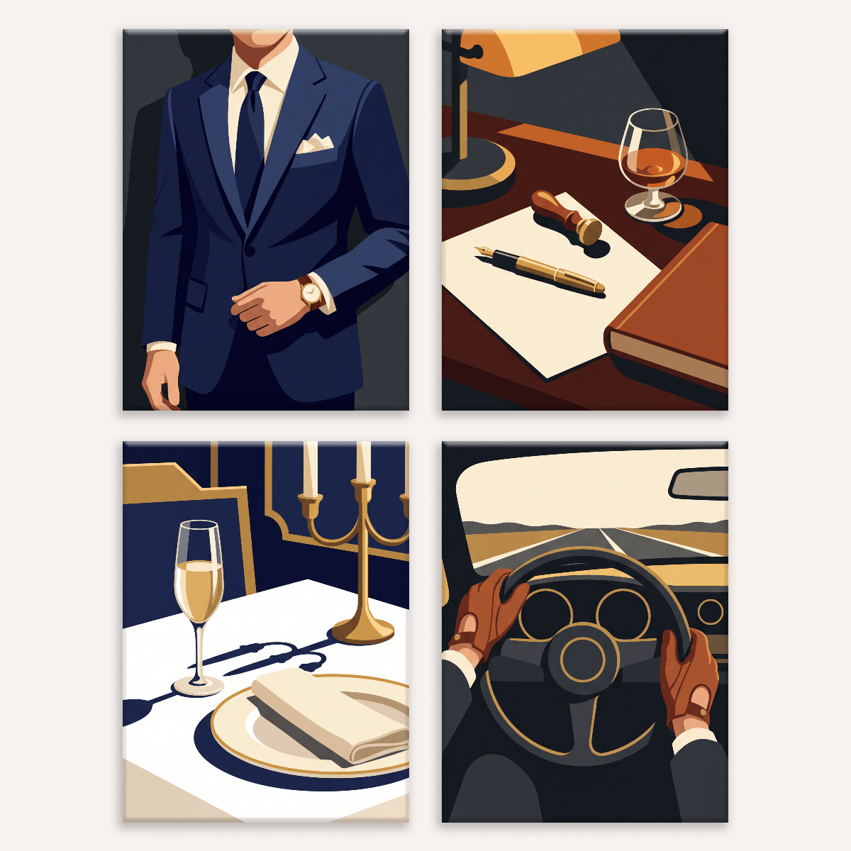 Refined Living - Number Artist Paint by Numbers Kits