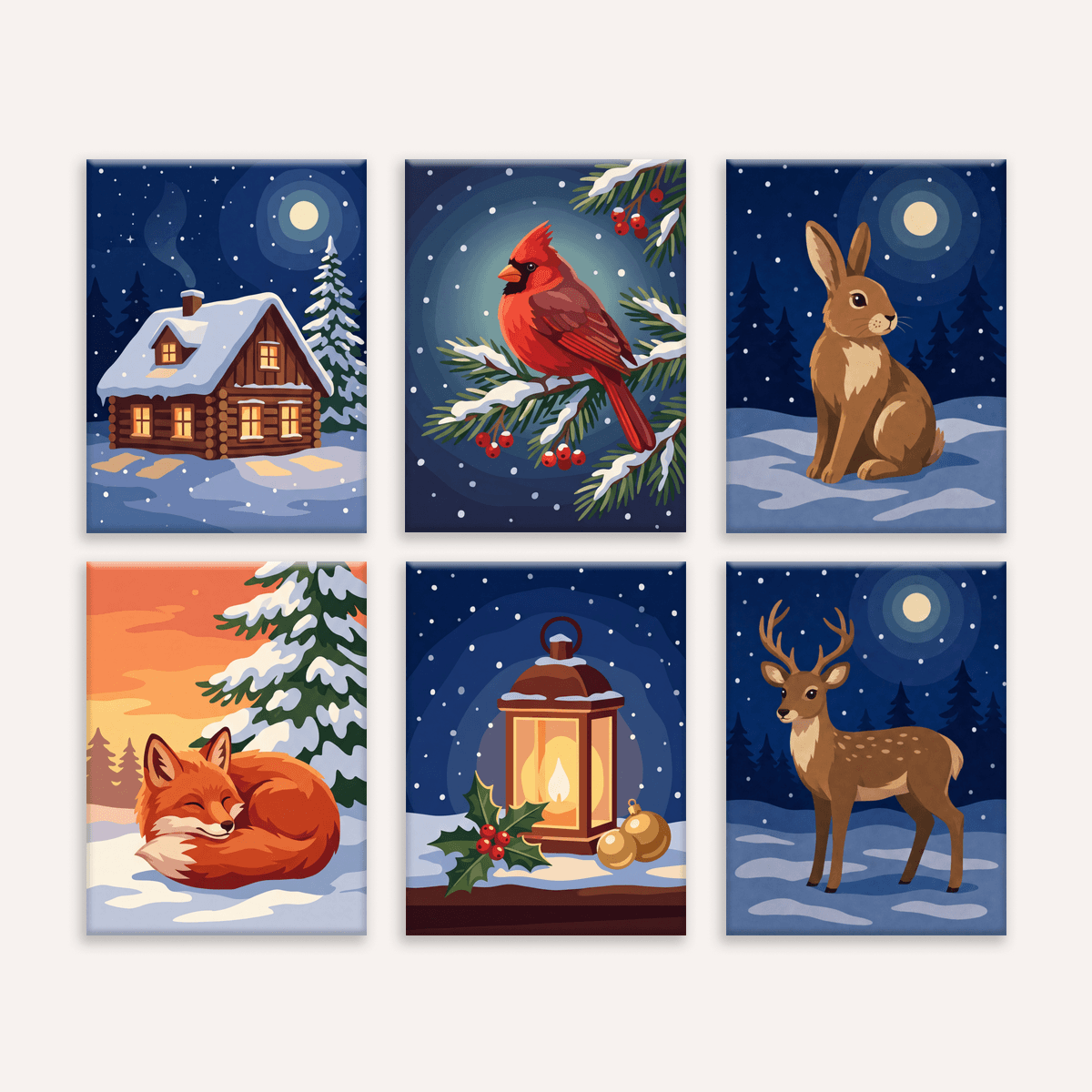 Winter Nights - Number Artist Paint by Numbers Kits