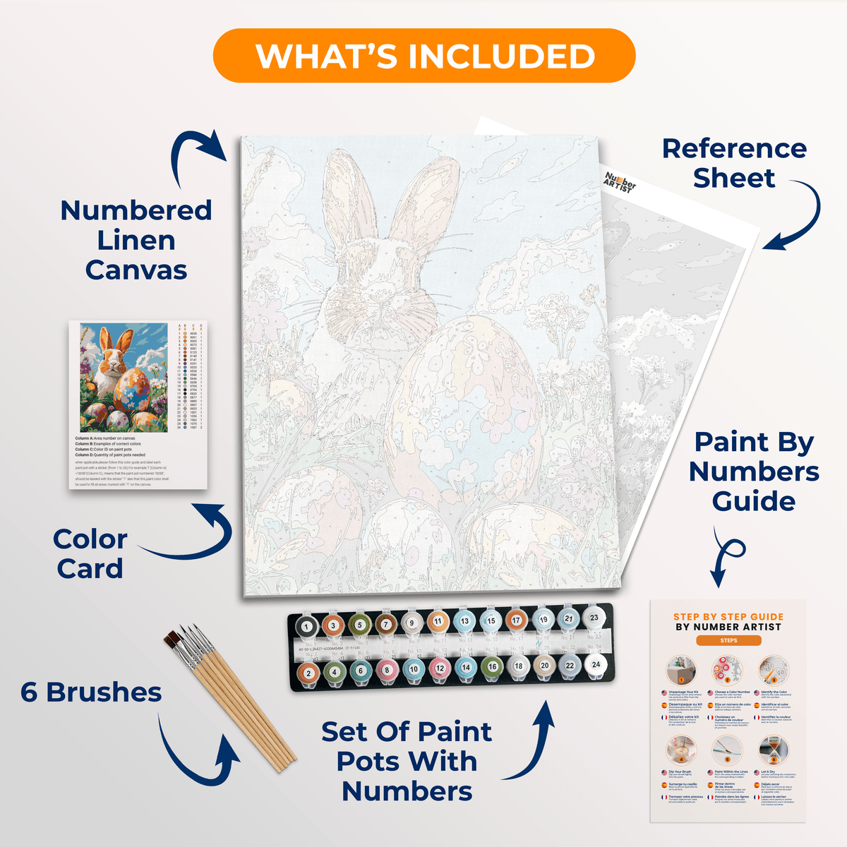 Curious Easter - Number Artist Paint by Numbers Kits