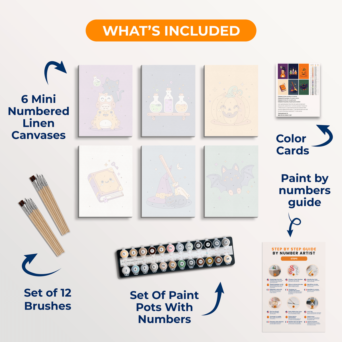 Spooky Secrets - Number Artist Paint by Numbers Kits