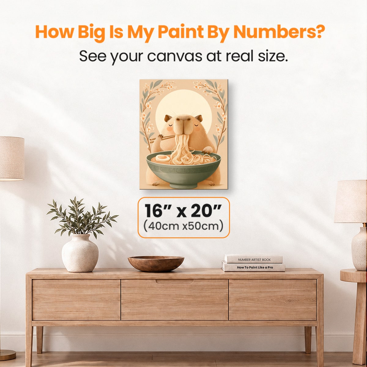 Capybara's Meal - Number Artist Paint by Numbers Kits