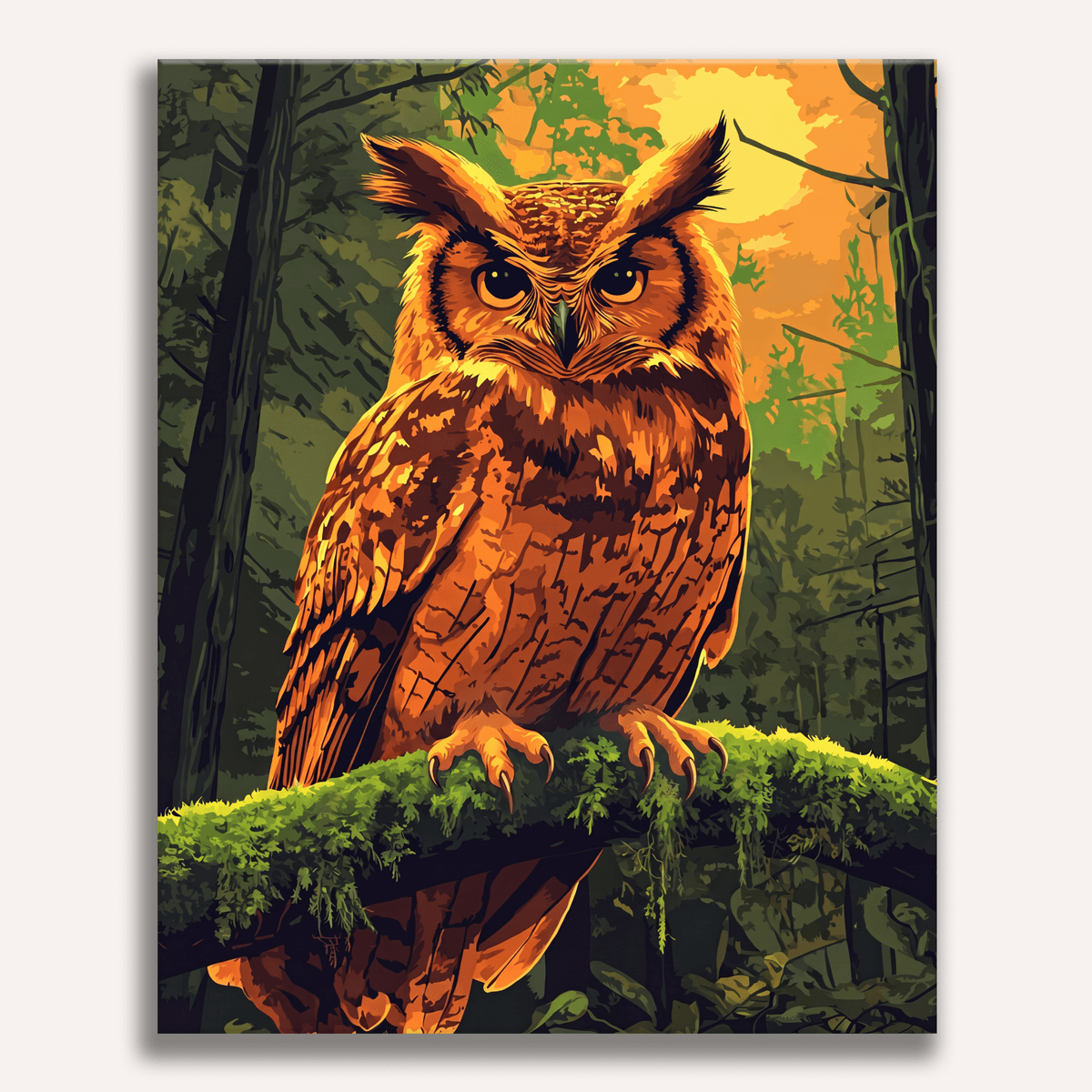 Mossy Forest Owl