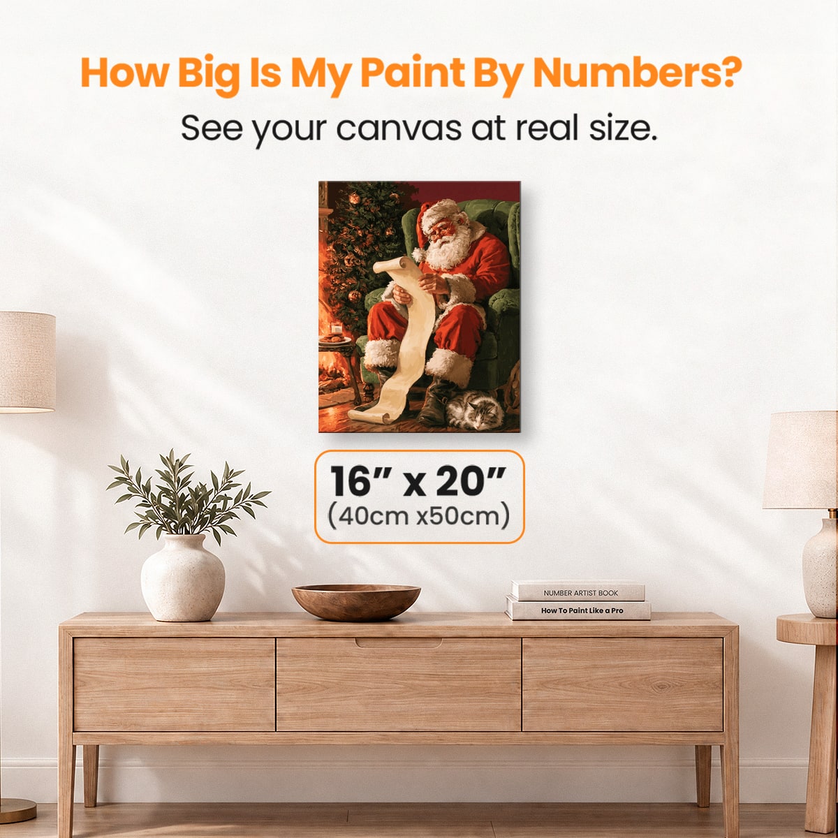 Santa's List - Number Artist Paint by Numbers Kits