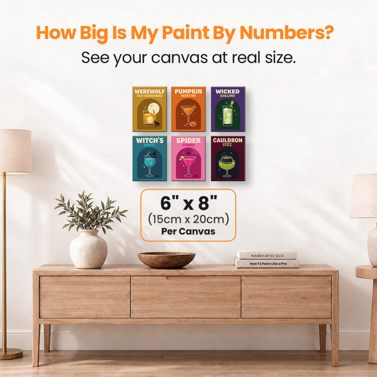 Haunted Happy Hour - Number Artist Paint by Numbers Kits