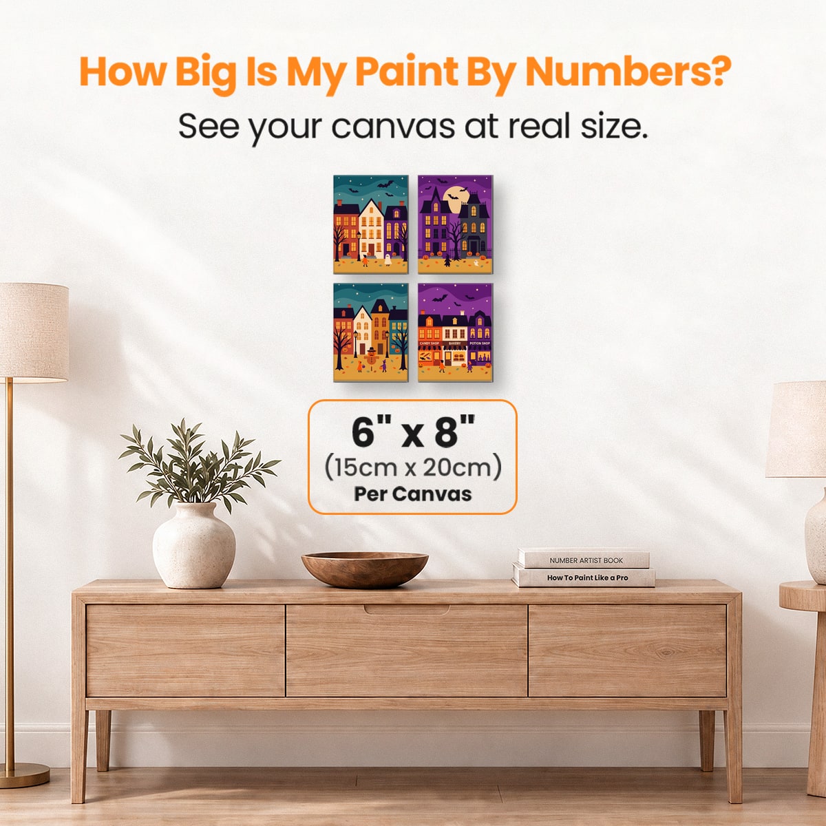 Haunted Village - Number Artist Paint by Numbers Kits