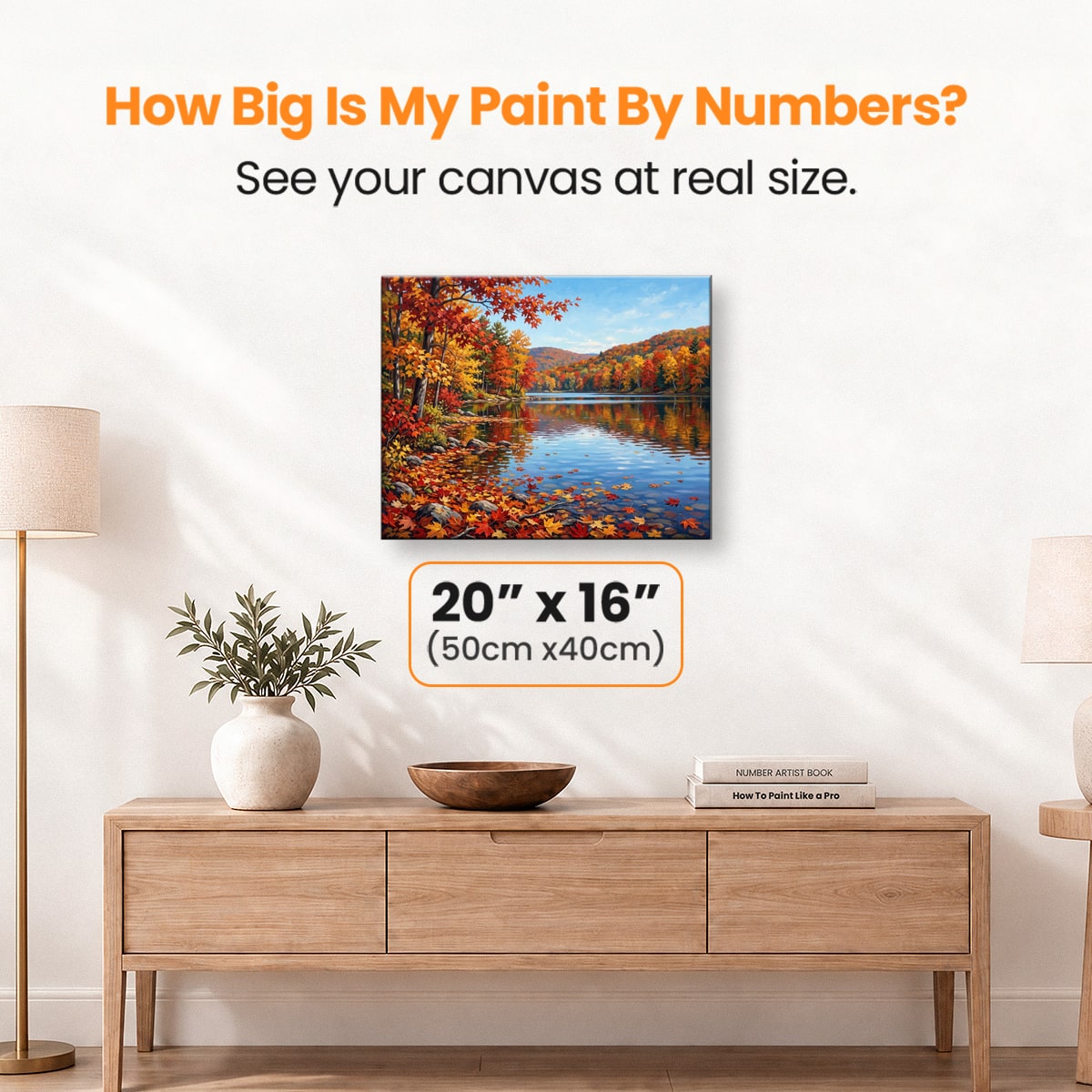 Maple Mirror - Number Artist Paint by Numbers Kits