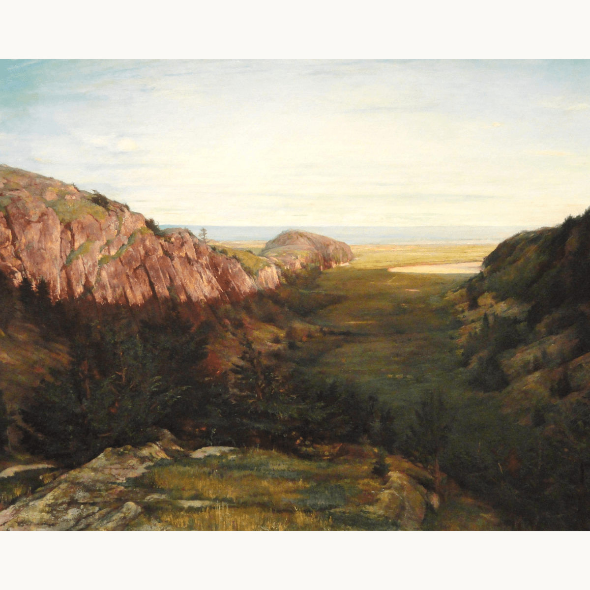 The Last Valley Paradise Rocks by John La Farge - Number Artist Paint by Numbers Kits