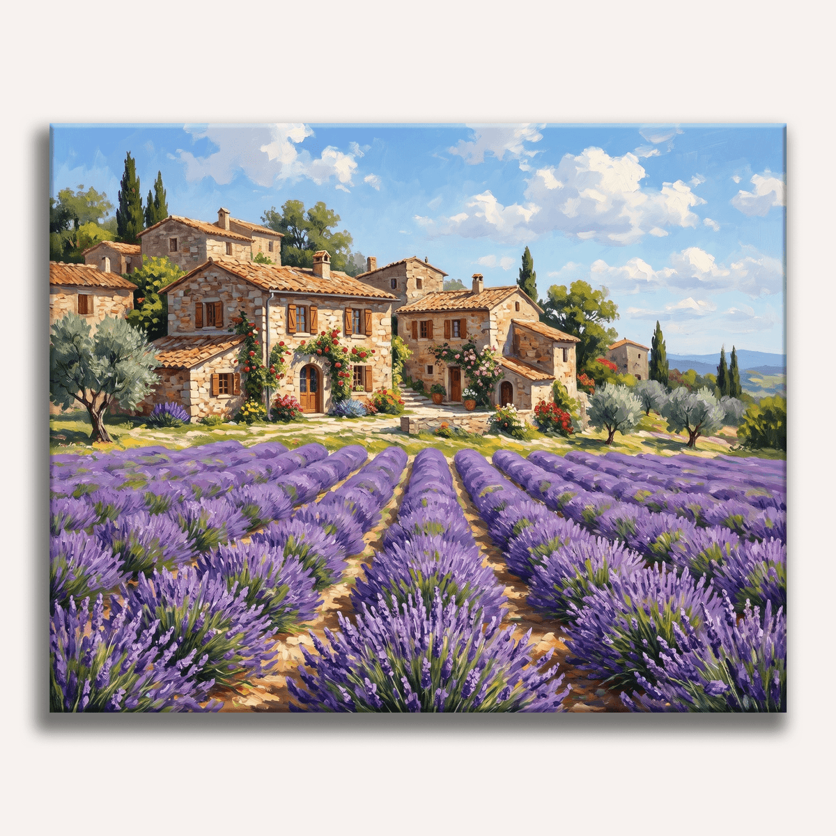 Lavender Hamlet - Number Artist Paint by Numbers Kits