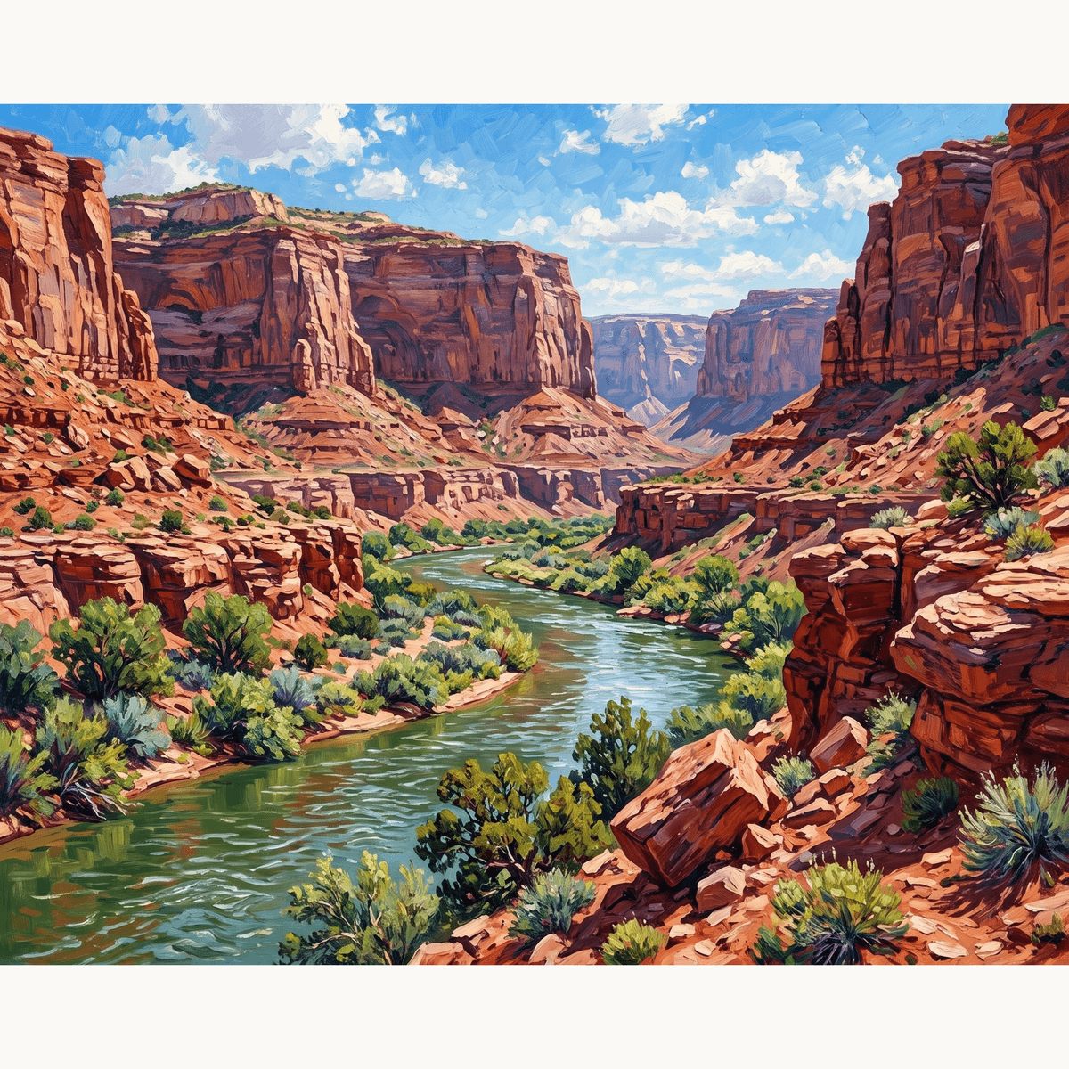 Canyon Bend - Number Artist Paint by Numbers Kits