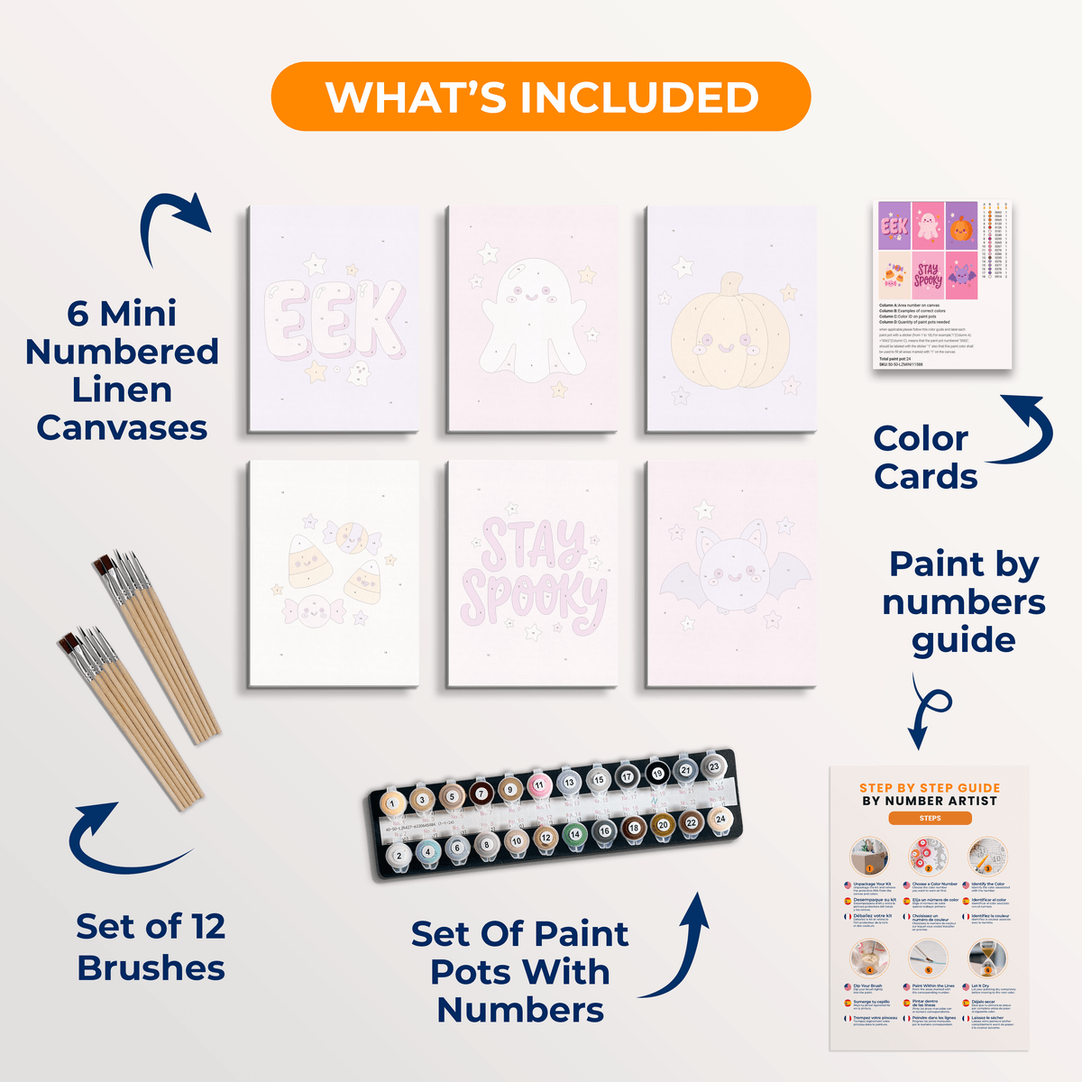 Stay Spooky - Number Artist Paint by Numbers Kits