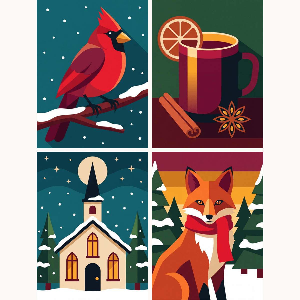 Winter Comfort - Number Artist Paint by Numbers Kits