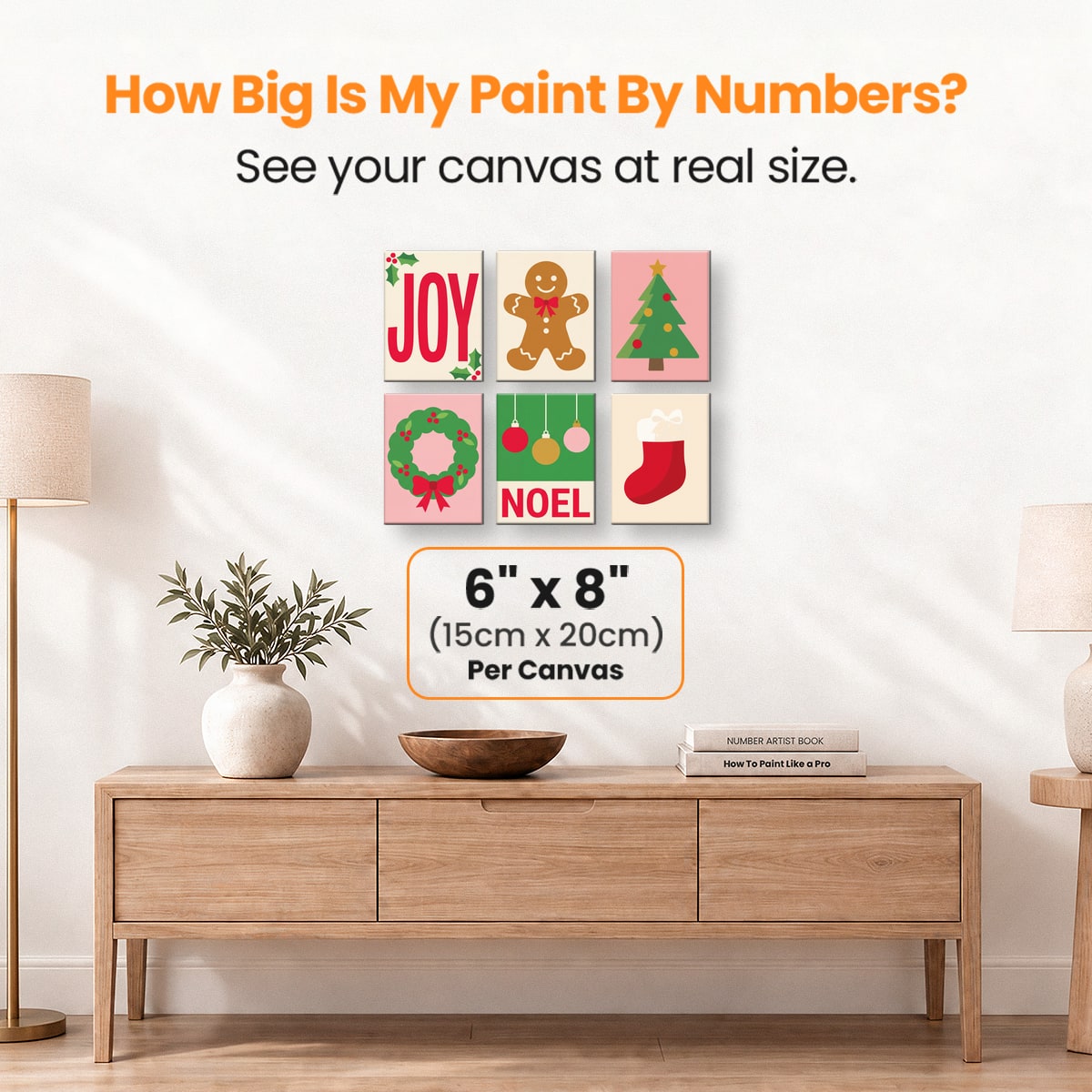 Home for the Holidays - Number Artist Paint by Numbers Kits