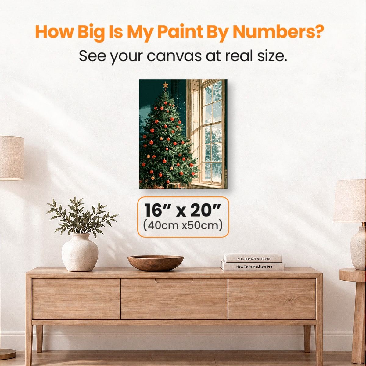 Christmas by the Window - Number Artist Paint by Numbers Kits
