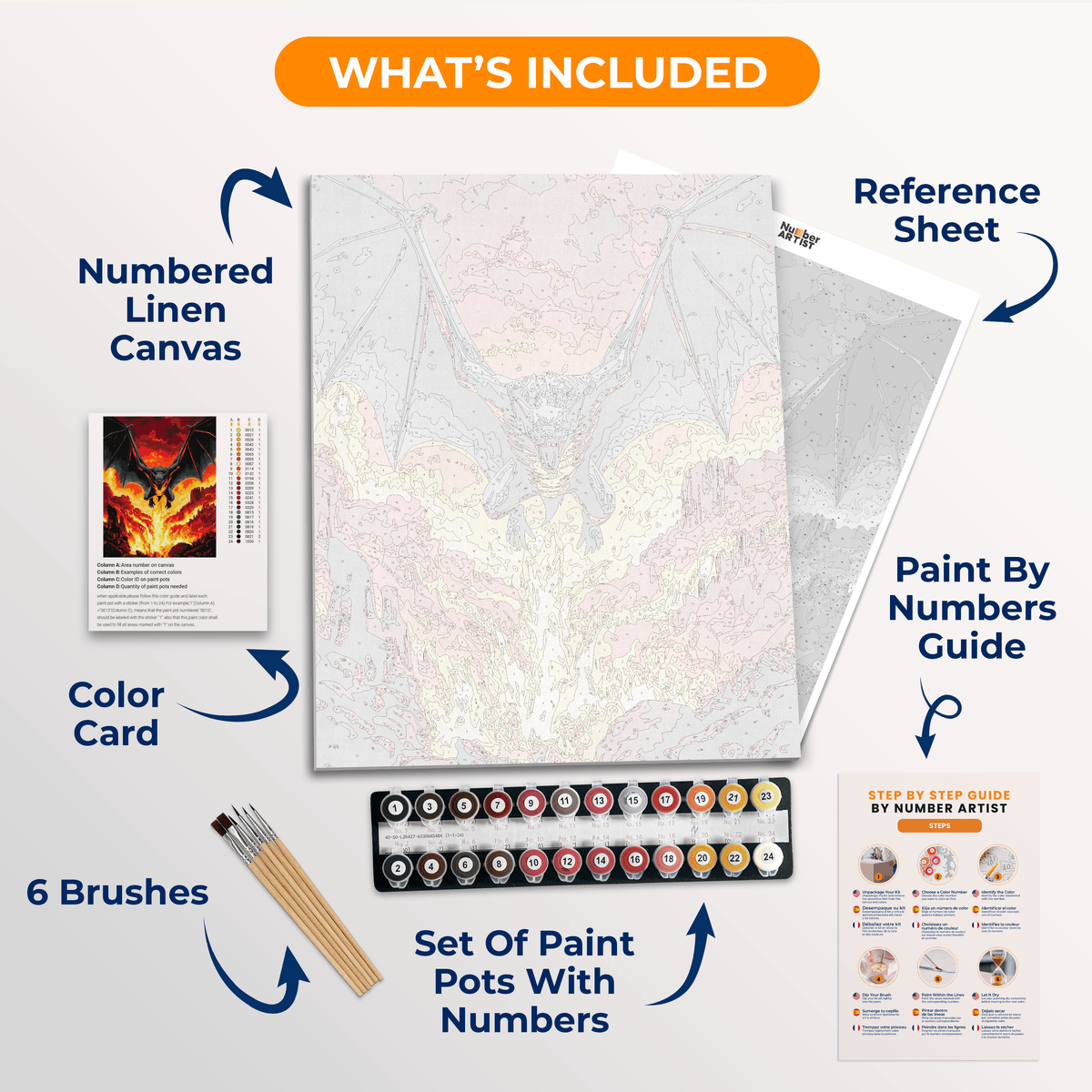 Bat Out of Hell - Number Artist Paint by Numbers Kits