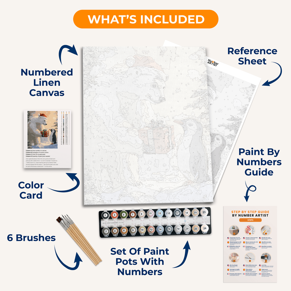Sharing Gifts - Number Artist Paint by Numbers Kits