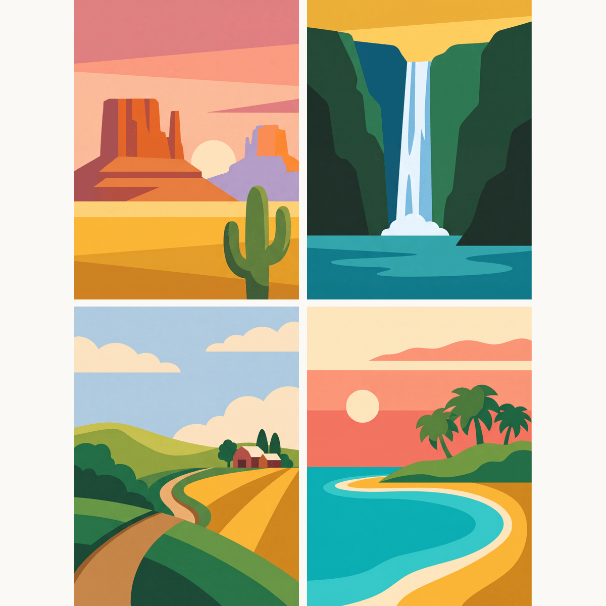 Distant Lands - Number Artist Paint by Numbers Kits
