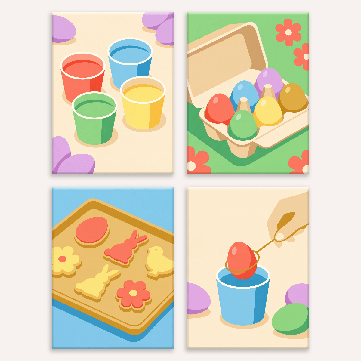 Egg Fun - Number Artist Paint by Numbers Kits
