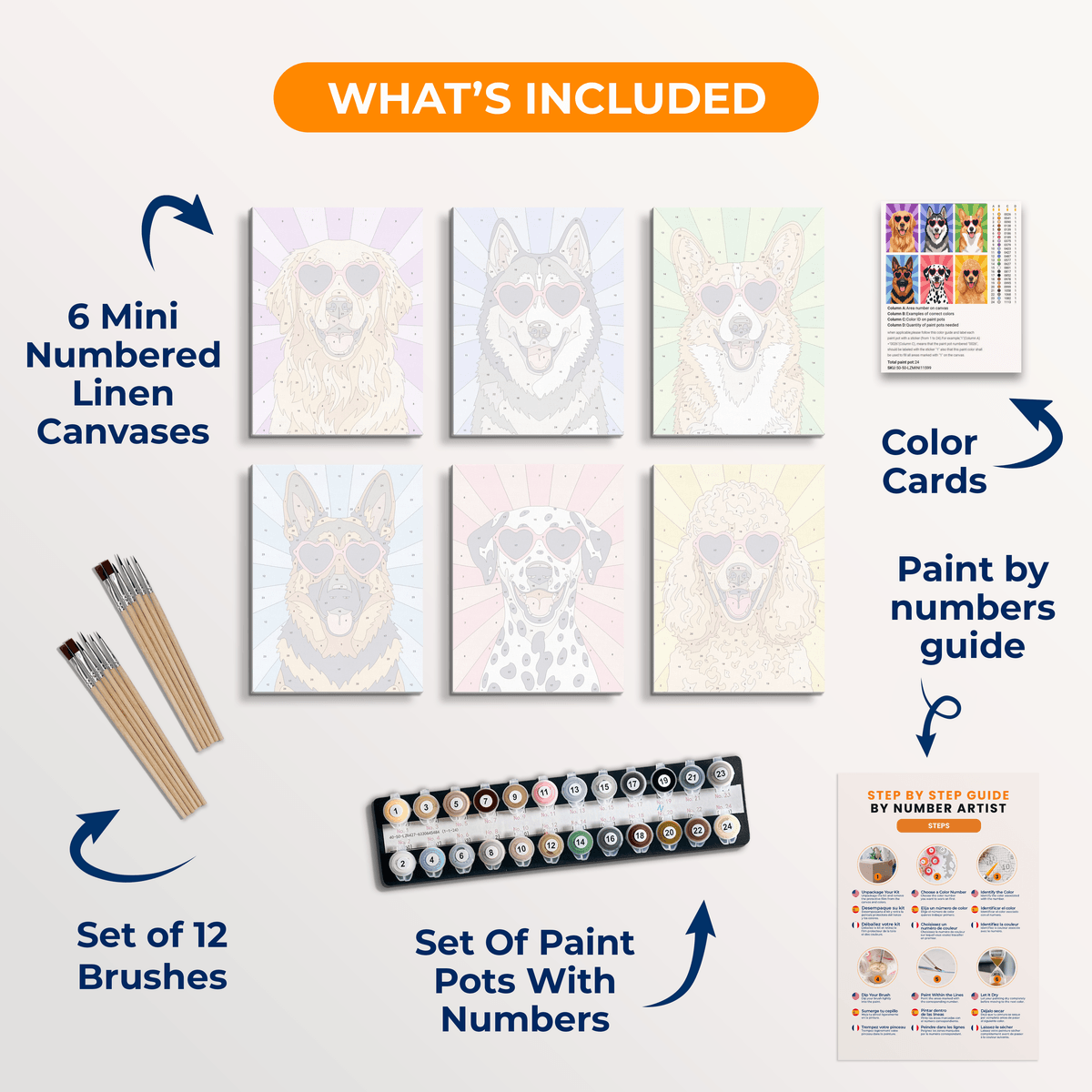 Heart Eyes - Number Artist Paint by Numbers Kits