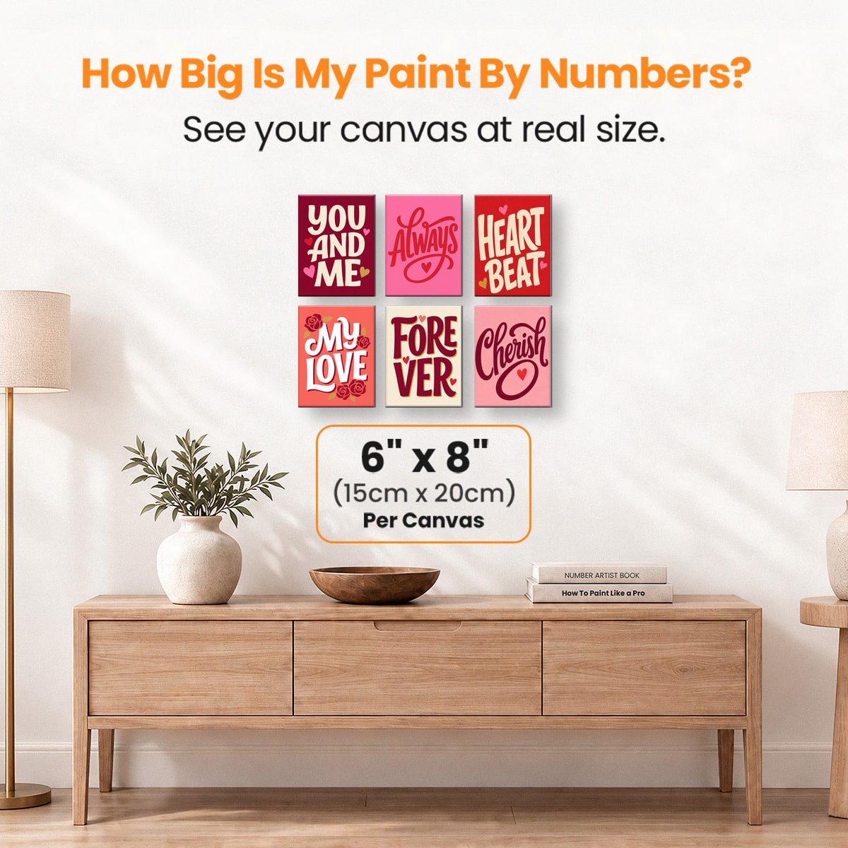 Endless Love - Number Artist Paint by Numbers Kits
