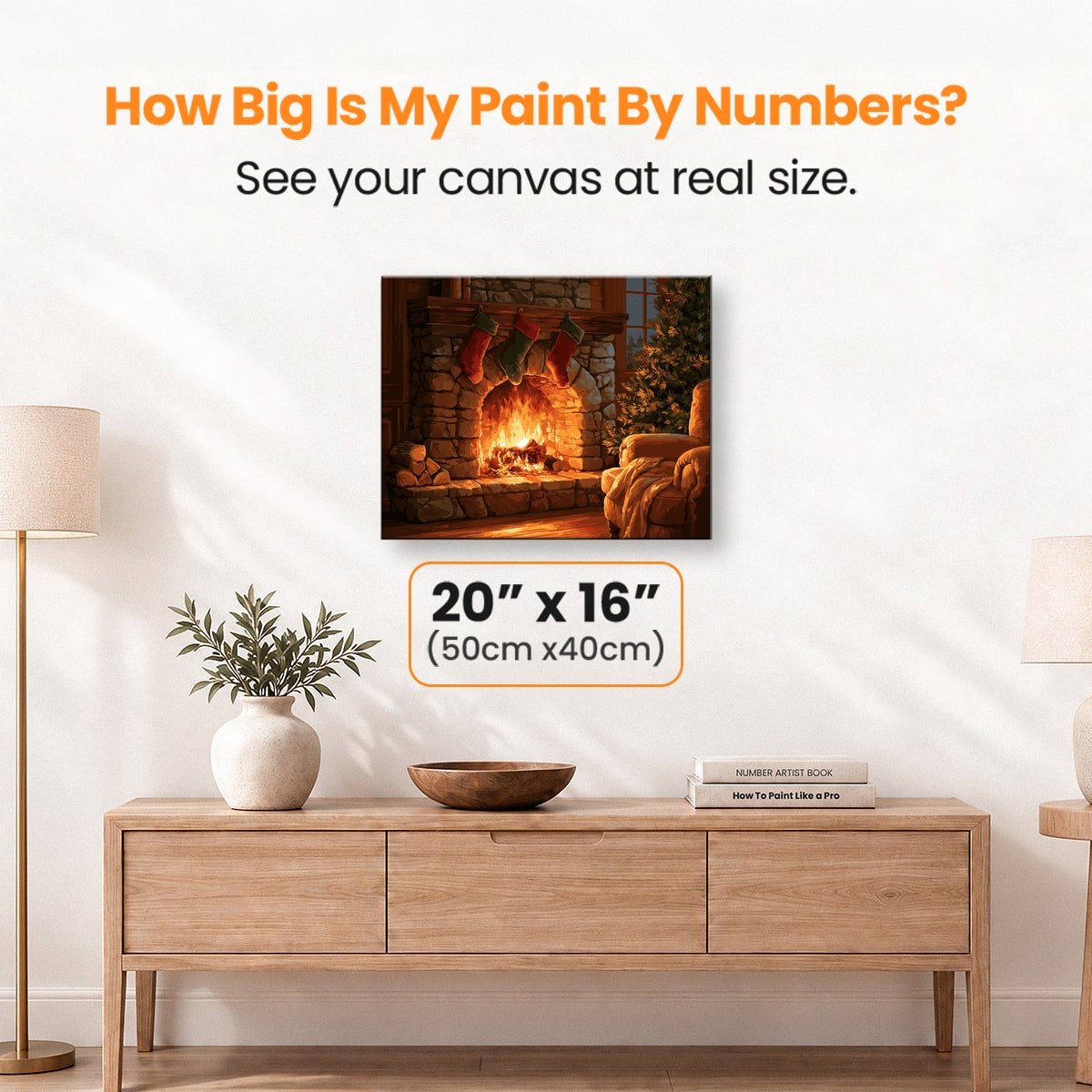 Fireside Comfort - Number Artist Paint by Numbers Kits