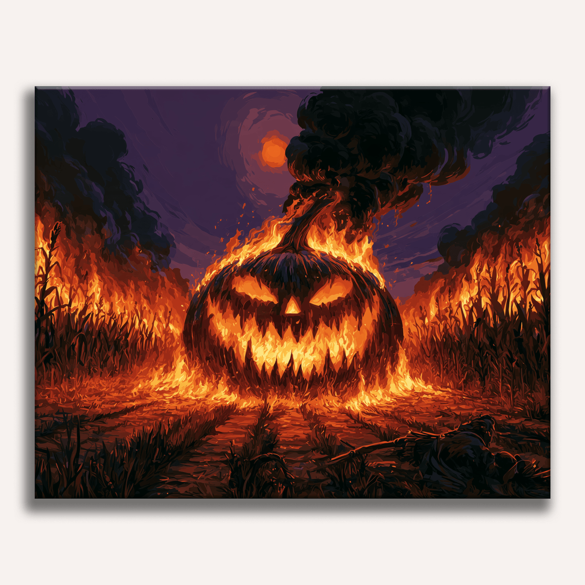 The Wrath of Jack-o'-Lantern - Number Artist Paint by Numbers Kits
