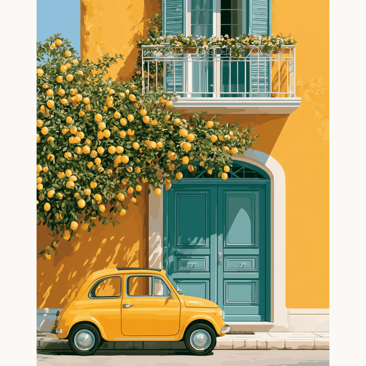 Postcard from Positano - Number Artist Paint by Numbers Kits